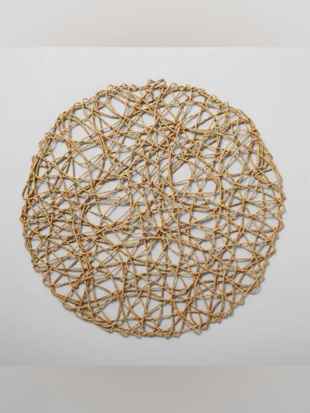 Round Natural Woven Placemat
